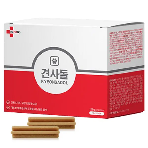 견사돌 중대형견용 닭고기맛 덴탈껌, 1개