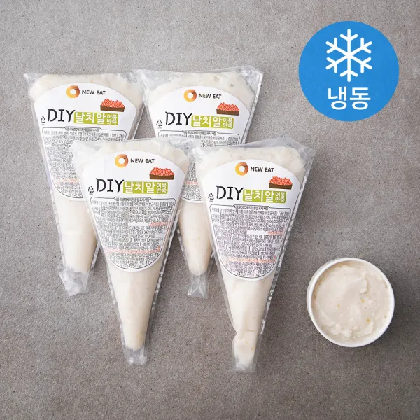 오뉴잇 Diy 날치알 어묵 반죽 냉동 200g 4입