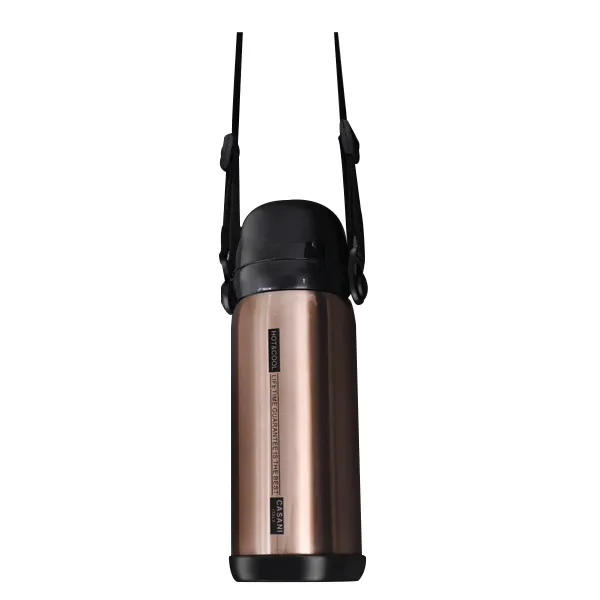 까사니 도피오 투웨이 텀블러 + 어깨끈, 브라운, 800ml