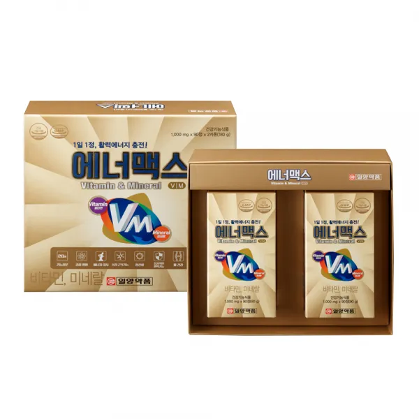 일양약품 에너맥스 비타민 미네랄, 90정, 2개