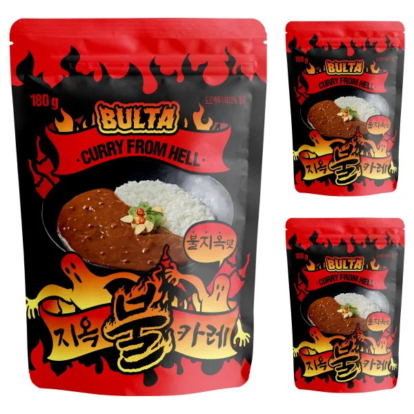 불타 지옥불카레 불지옥맛, 180g, 3개
