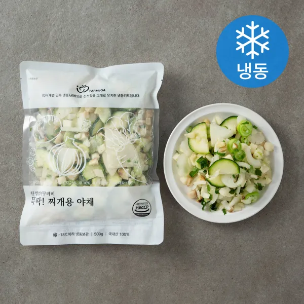 친정엄마꾸러미 뚝딱! 찌개용 채소 (냉동), 500g, 2개