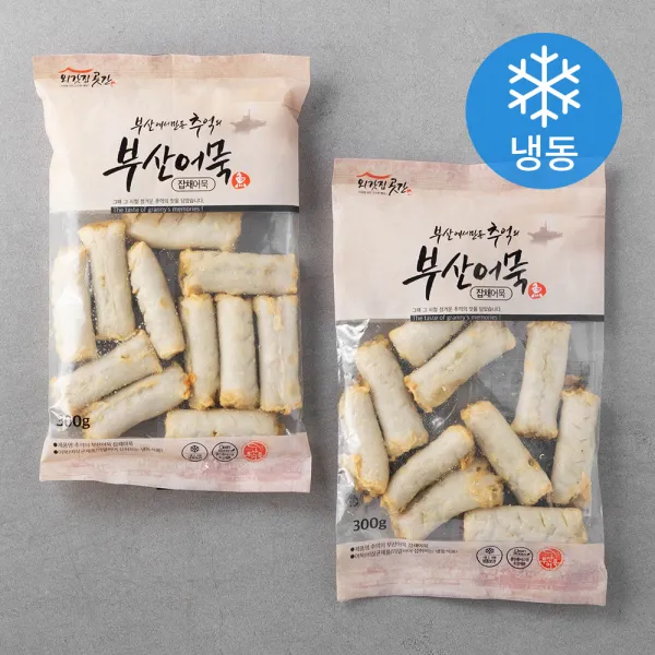 외갓집곳간 추억의 부산어묵 잡채어묵 300g 2개