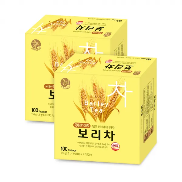 우리차 보리차 100p, 120g, 2개