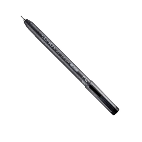 코픽 고급 멀티라이너 먹선펜 0.03mm, 블랙, 1개
