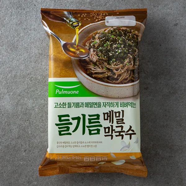 풀무원 들기름 메밀막국수 2인분 391.4g 1개