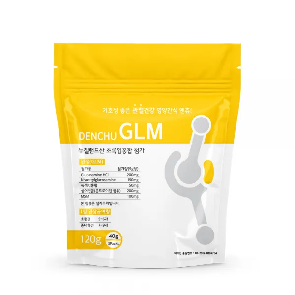 덴츄 반려동물 GLM 관절건강 영양제 120g, 닭고기 + 동애등에 혼합맛, 1개