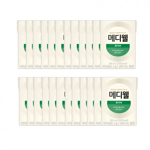 메디웰 환자 영양식 화이바, 24개, 200ml