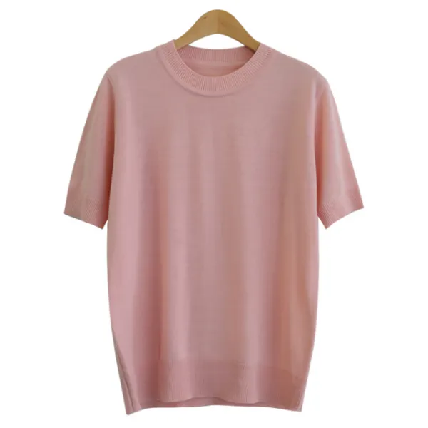 제니트 여성용 니트 트리카 반팔 n1437