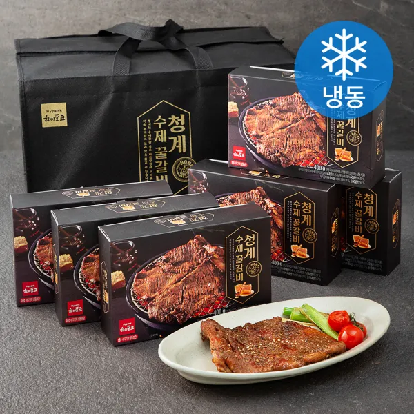 하이포크 청계 수제 꿀갈비 냉동 400g 6개