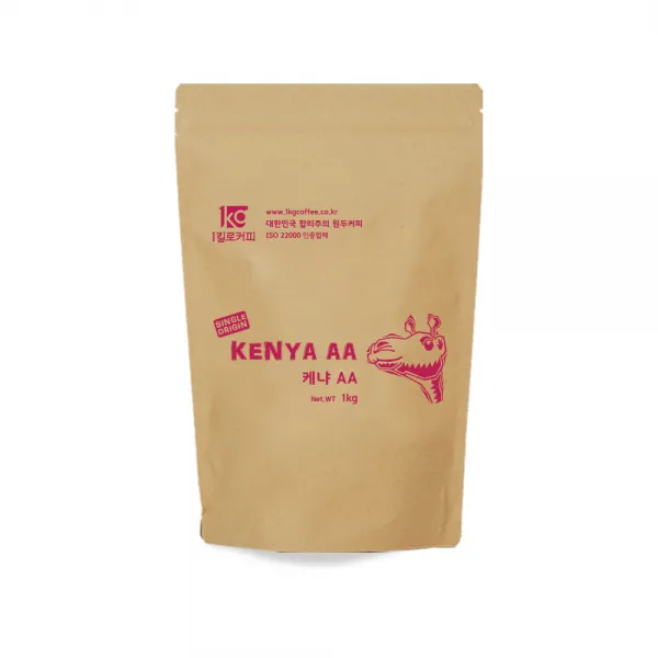 1킬로커피 싱글오리진 케냐 AA, 홀빈(분쇄안함), 1kg