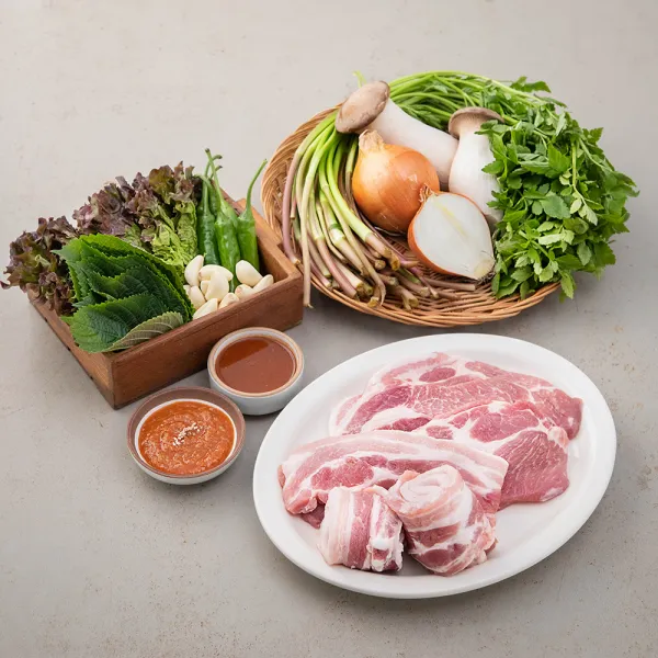 프레시밀 삽겹&목살 구이용 모듬세트 1세트