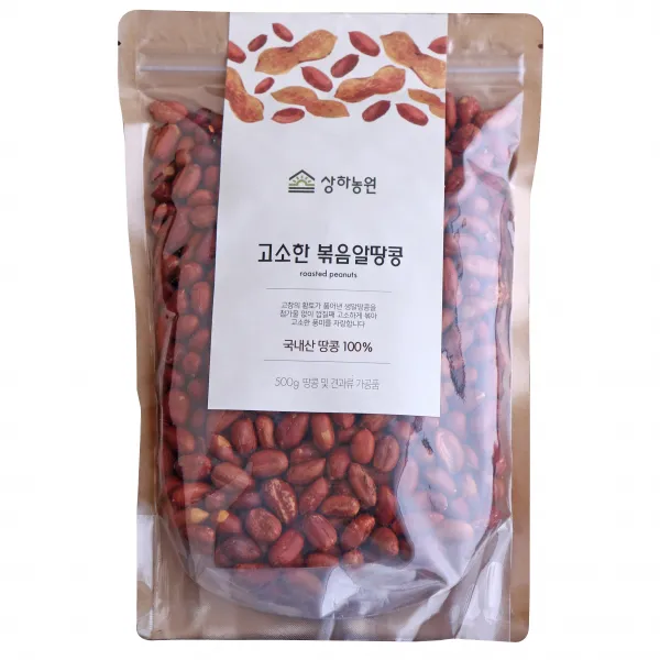 상하농원 고소한 볶음알땅콩, 500g, 1개
