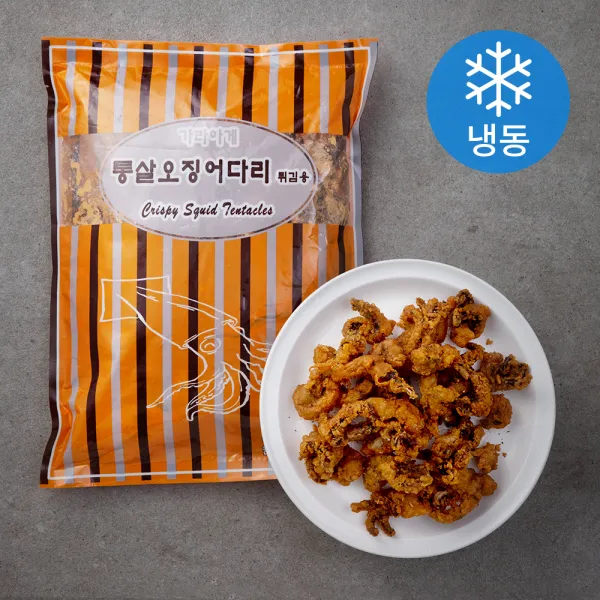 가라아게 통살 오징어다리 튀김용 냉동 1kg 1개