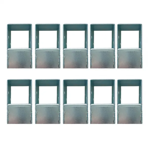 웰굿즈 사각파이프 조인트 50 일자형, 10개