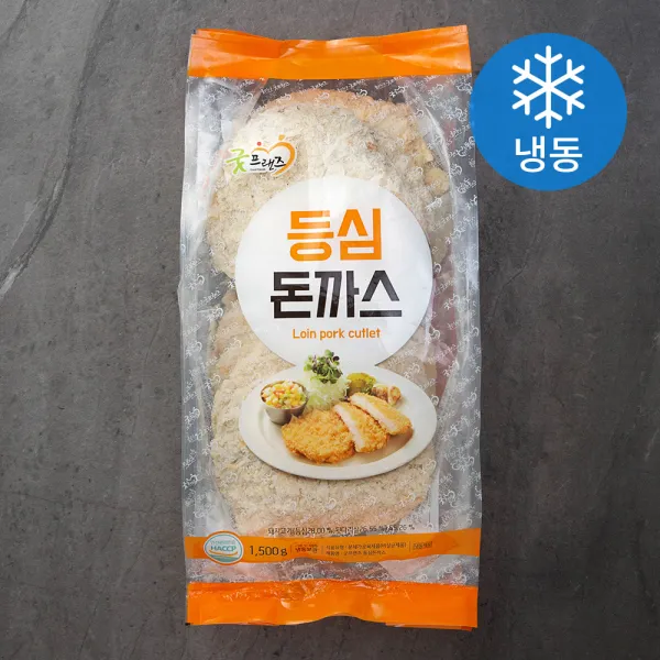 굿프랜즈 등심돈까스 (냉동), 1500g, 1개