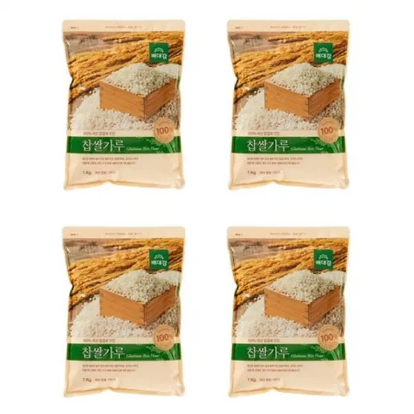 배대감 찹쌀가루, 1kg, 4개