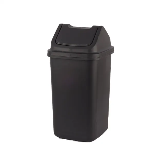 바이굿즈 정사각 종량제 휴지통 30l 검정 1개