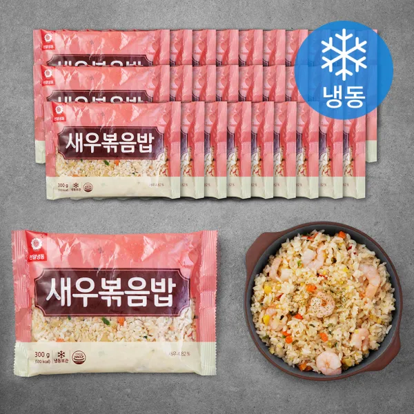 천일식품 새우 볶음밥 (냉동), 300g, 30개