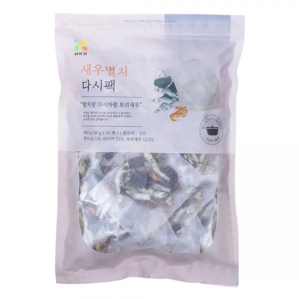 석하 해물향 가득한 국물용 새우멸치 다시팩 30p, 1개, 480g