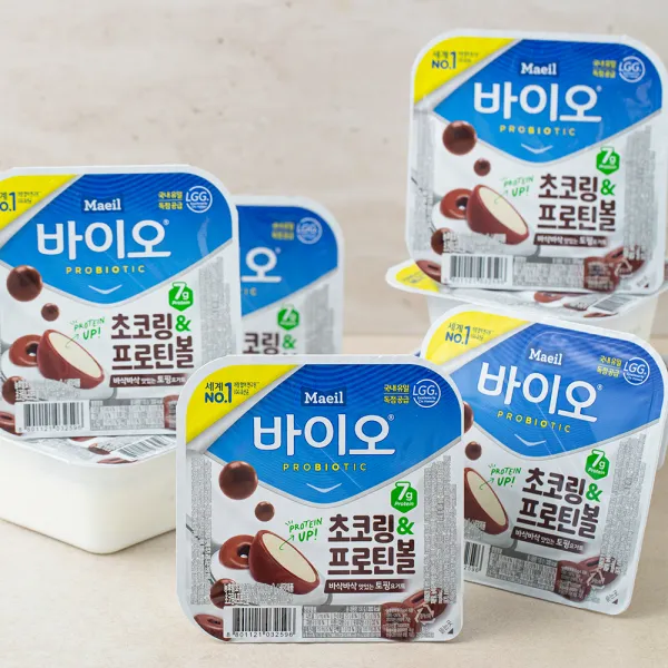 매일 바이오 토핑 초코링&프로틴볼 130g 12개