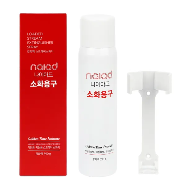 나이아드 가정용 차량용 강화액 스프레이형 소화기, 390g, 1개