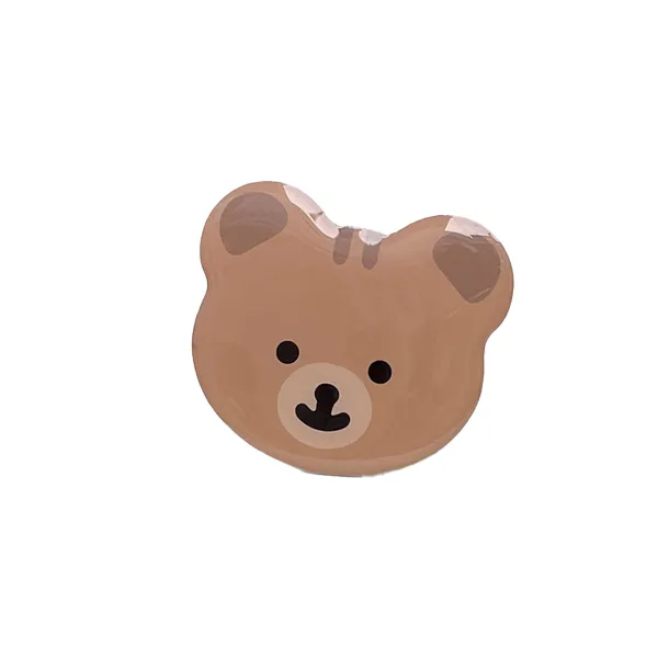 아울러마켓 모모 다람쥐 모양 스마트폰 그립톡, 혼합색상, 1개