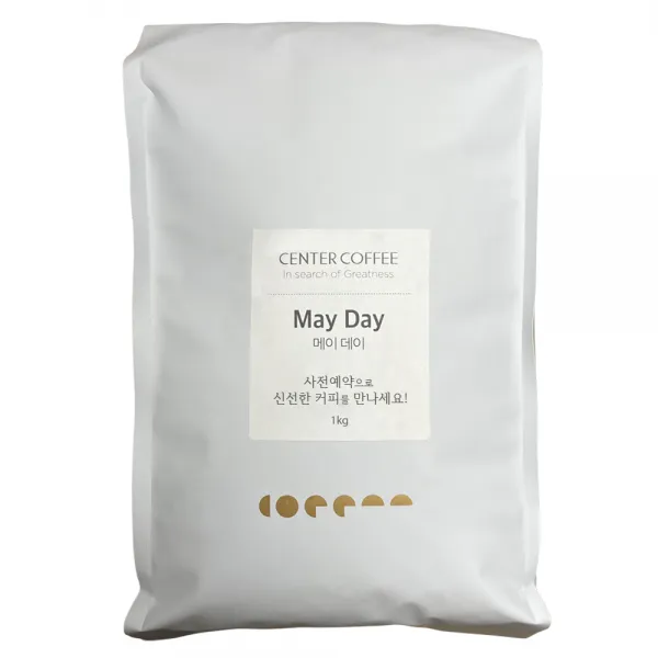 센터커피 메이데이 원두 커피, 홀빈, 1kg