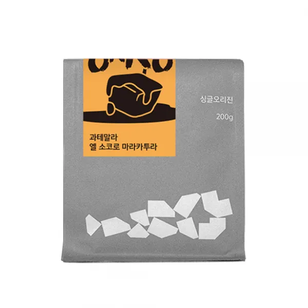 빈브라더스 과테말라 엘 소코로 마라카투라 싱글 오리진 원두커피, 홀빈, 200g