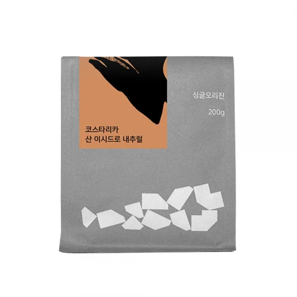 빈브라더스 코스타리카 산 이시드로 내추럴 싱글 오리진 원두 커피, 홀빈, 200g