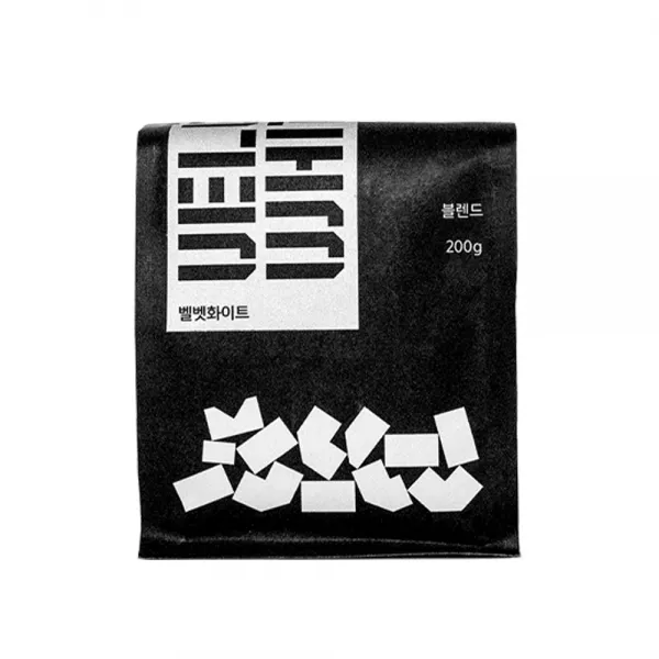 빈브라더스 벨벳화이트 블렌드 원두 커피, 홀빈, 200g