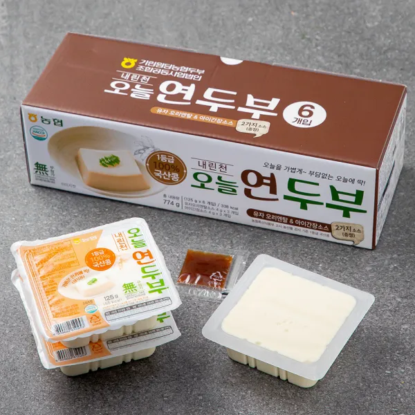 농협 내린천 오늘 연두부 6입 750g 1개