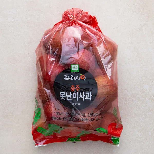 프레샤인 GAP 인증 충주 못난이사과, 3kg, 1개