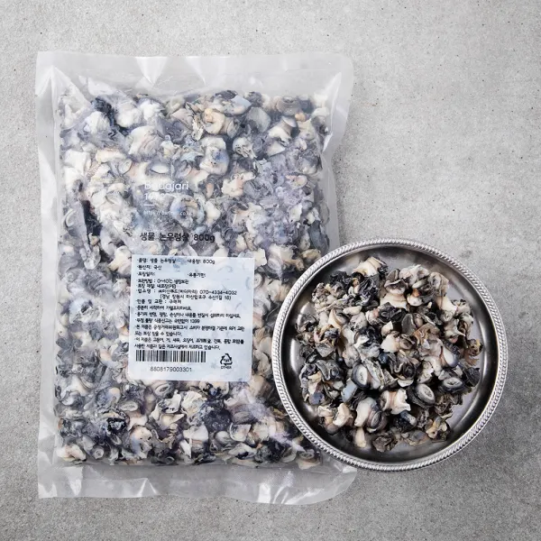 바다자리 생물 논우렁살 (냉장), 800g, 1개