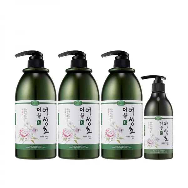더블모 어성초 샴푸 1000ml 3p + 300ml, 1세트