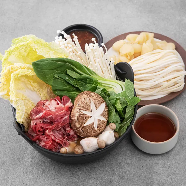 바른식 모듬버섯 소고기 샤브샤브, 1205g, 1개