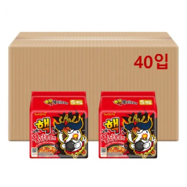 삼양 핵 불닭볶음면 140g, 40개입