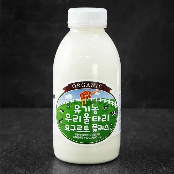 유기농우리울타리 유기가공식품 인증 요구르트 플러스, 500ml, 1개