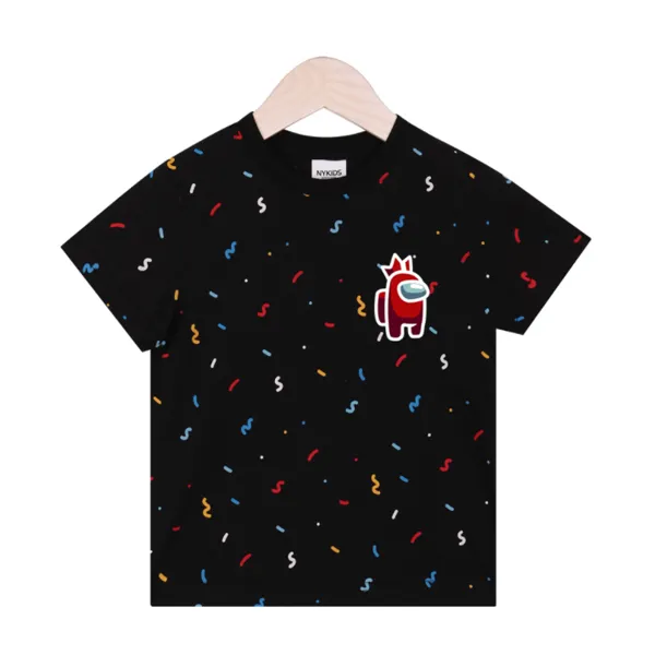 뉴욕꼬맹이 이동용 어몽어스 야광 레인보우 티셔츠 Ass001