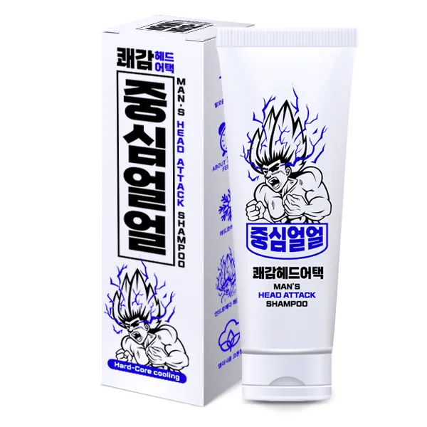 중심얼얼 쾌감 헤드어택 샴푸 코튼향, 1개, 250ml