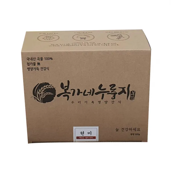 복가네누룽지 현미 누룽지 대 17p, 500g, 1개