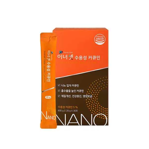 이너셋 수용성 커큐민, 20g, 30개