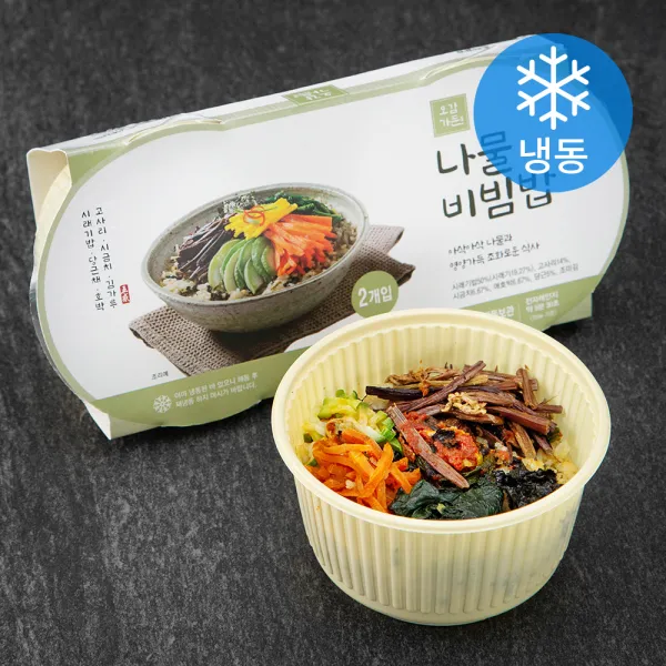 오감가든 나물비빔밥 (냉동), 300g, 2개