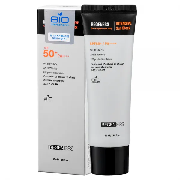 리겐에스 인텐시브 썬블록 썬크림 SPF50+ PA++++, 1개, 50ml
