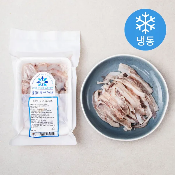 원양산 오징어슬라이스 (냉동), 300g, 1개