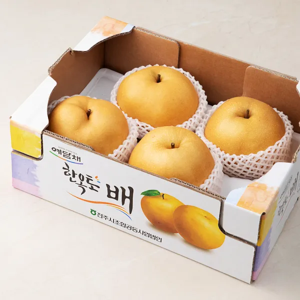 예담채 한옥토 전주 알뜰 배 4~7입, 3kg