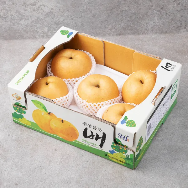 정성듬뿍 GAP 인증 아산 실속배, 3kg(4~7과)