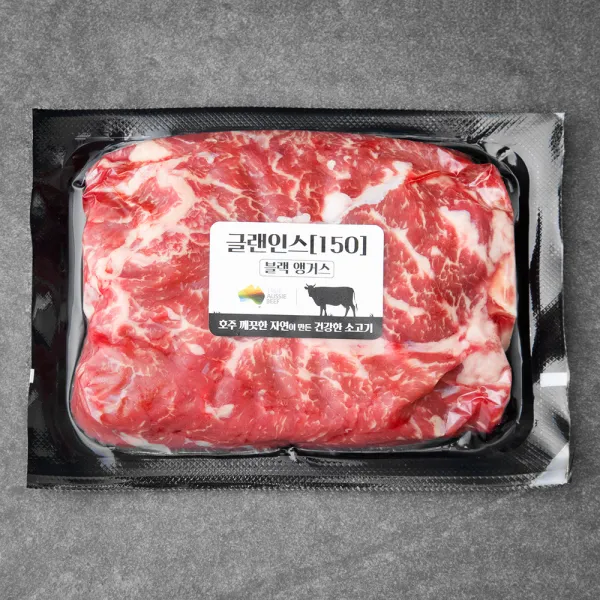 글랜인스 150 호주산 블랙앵거스 윗등심 구이 400g (냉장), 400g, 1개