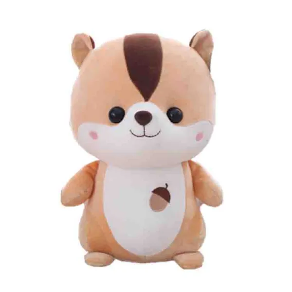 네이처타임즈 다람쥐 봉제인형, 브라운, 30cm