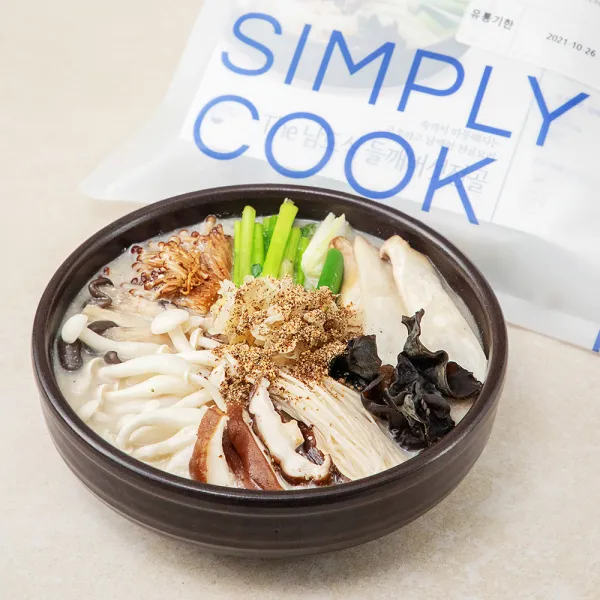 심플리쿡 The 남도식 들깨 버섯 전골, 585g, 1개